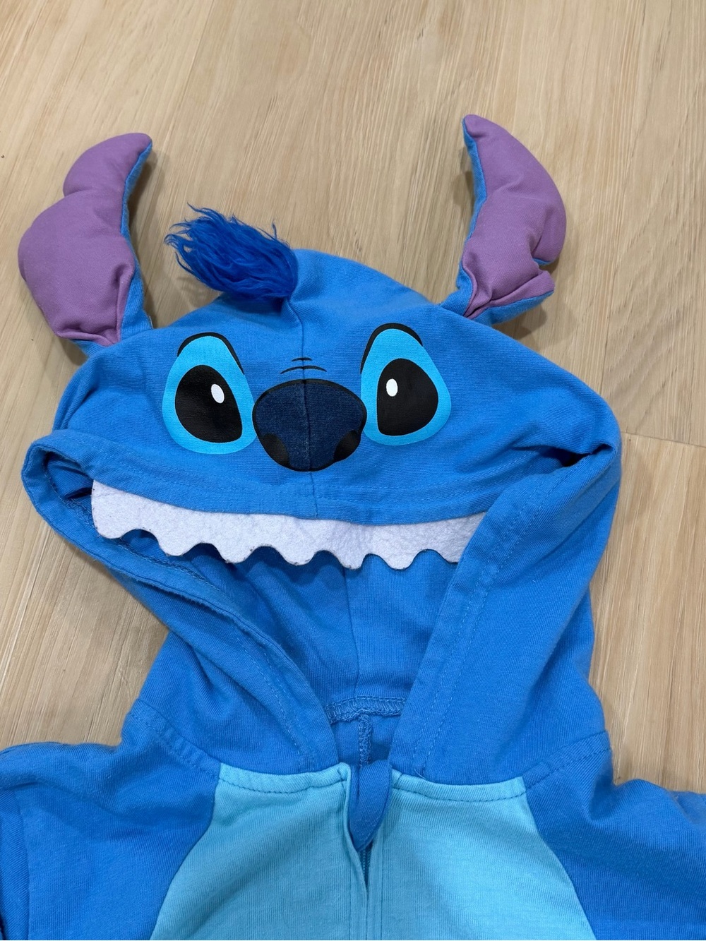 Disney Stitch zip up coveralls size 6 - Picture 2 of 5